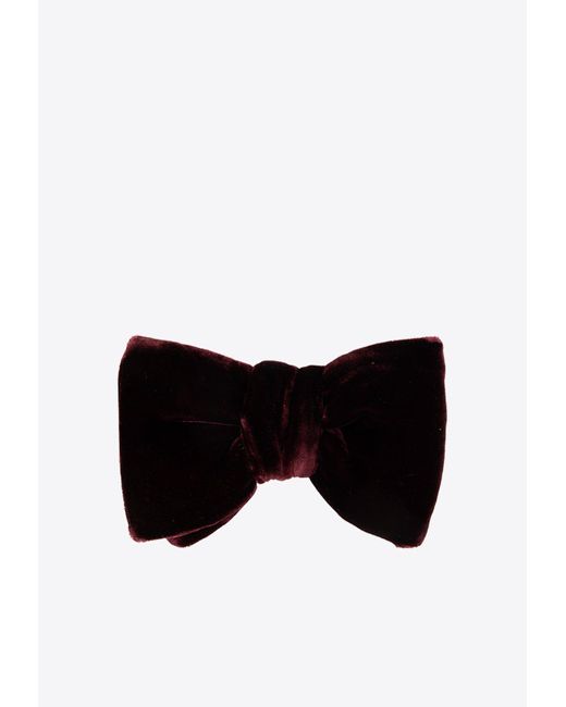 Tom Ford Black Velvet Bow Tie for men