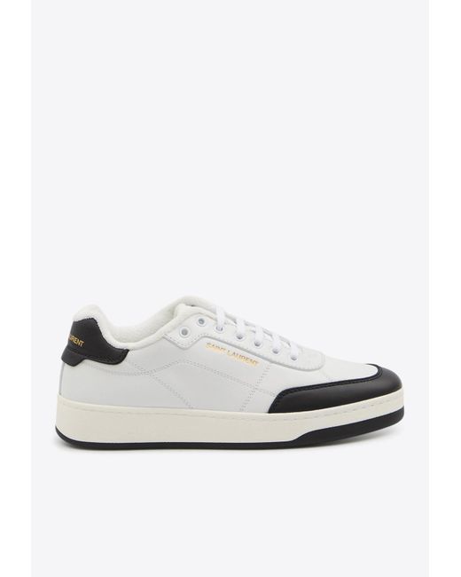 Saint Laurent White Sl/61 Low-Top Sneakers for men