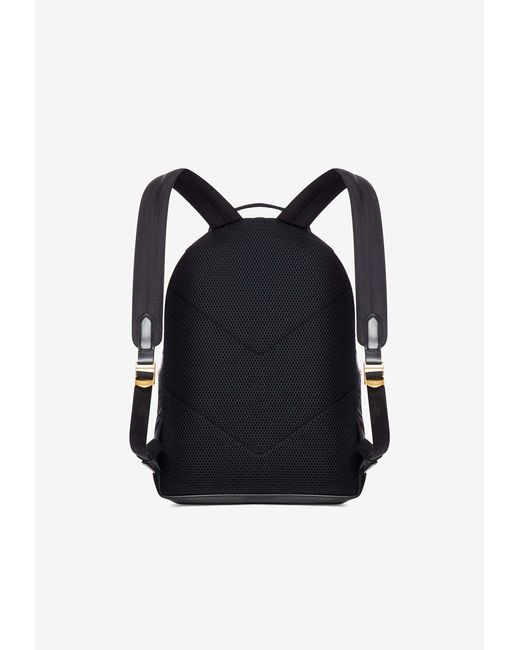Tom Ford Blue Logo Nylon Backpack for men
