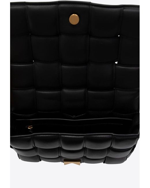 Bottega Veneta Black Small Padded Cassette Shoulder Bag