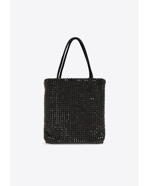 【送料&関税込】Tory Burch Mini Night Owl Crystal Tote Bag Tory Burch Mini Night Owl Crystal Tote Bag in Black | Lyst
