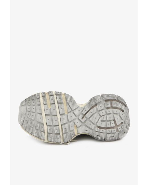 Balenciaga White 3Xl Mesh Low-Top Sneakers
