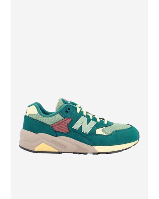 New Balance Green 580 Low-Top Sneakers for men