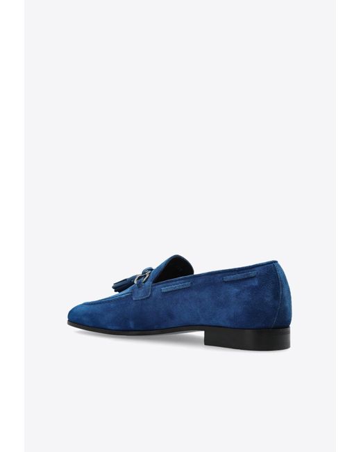 Ferragamo Blue Shoes Basilea for men