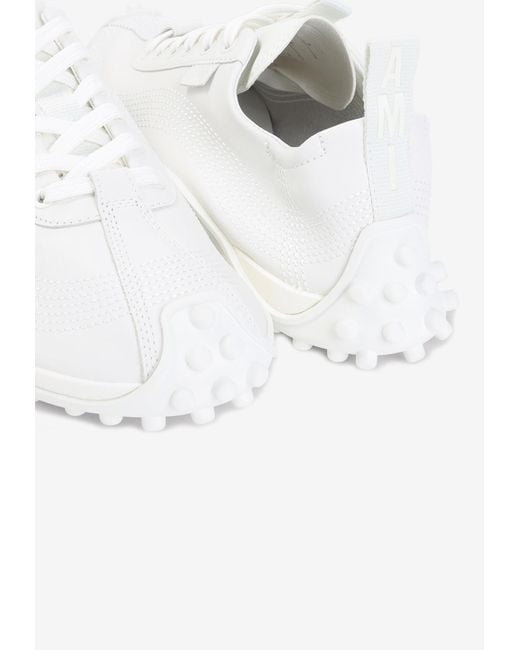 AMI Natural Mirage Low-Top Sneakers for men