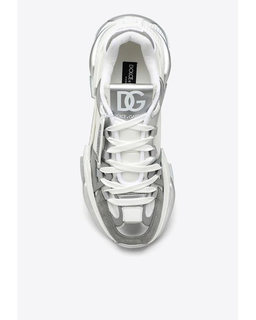Dolce & Gabbana White Airmaster Low-Top Sneaker for men
