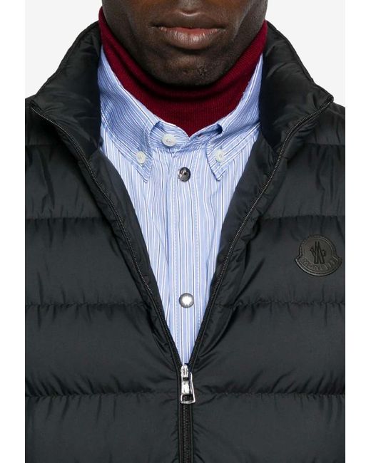 Moncler Blue Treompan Down Vest for men