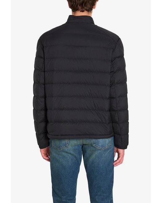 Moncler Blue Selves Padded Down Jacket for men