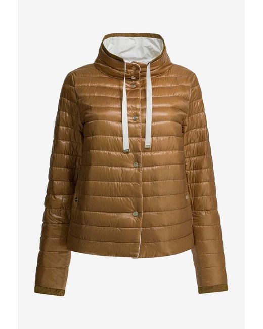 Herno White Reversible Down Jacket