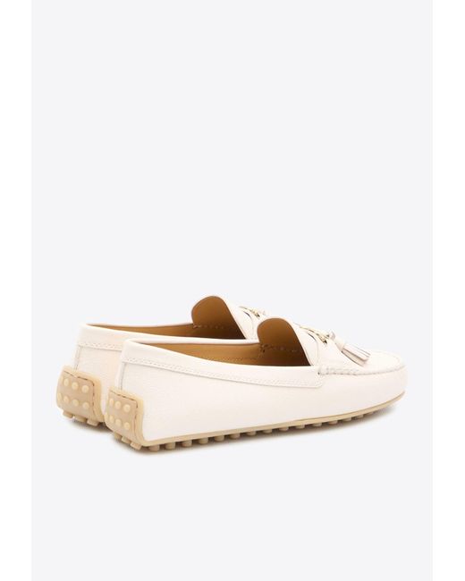 Tod's Natural City Gommino Loafers