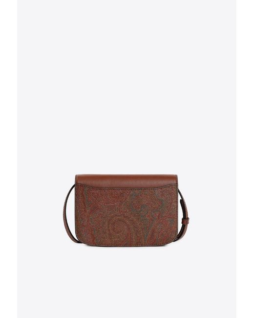 Etro Xs Crossbody Essential Bag in Brown Lyst