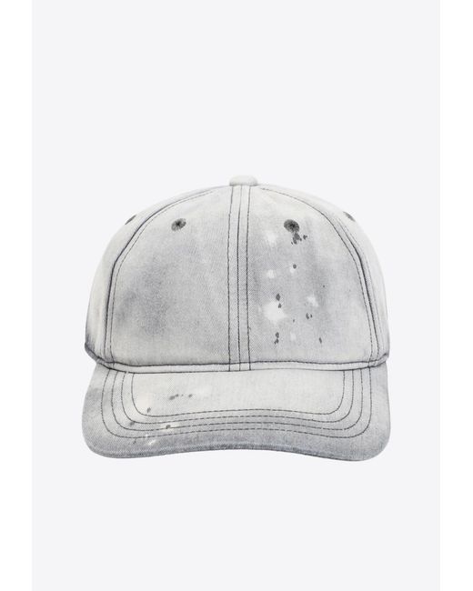 Our Legacy Gray Distressed Ballcap for men