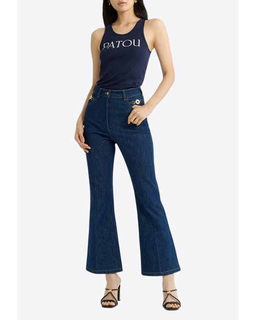 Patou Blue Flared Jeans