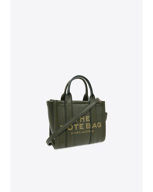 Marc Jacobs Green The Mini Leather Crossbody Bag