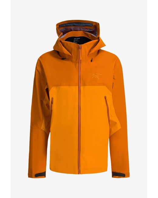 Arc'teryx Orange Beta Ar Technical Jacket for men