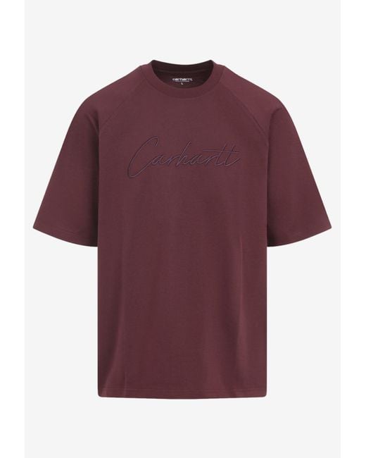 Carhartt Red Ray Short-Sleeved T-Shirt for men