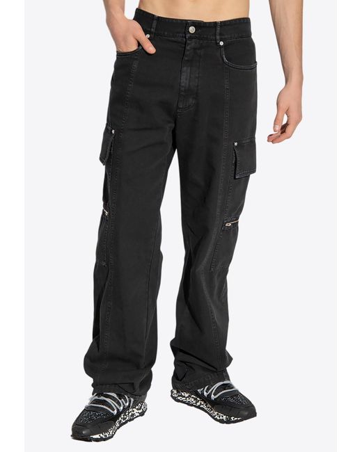 1017 ALYX 9SM Black Essential Cargo Pants for men