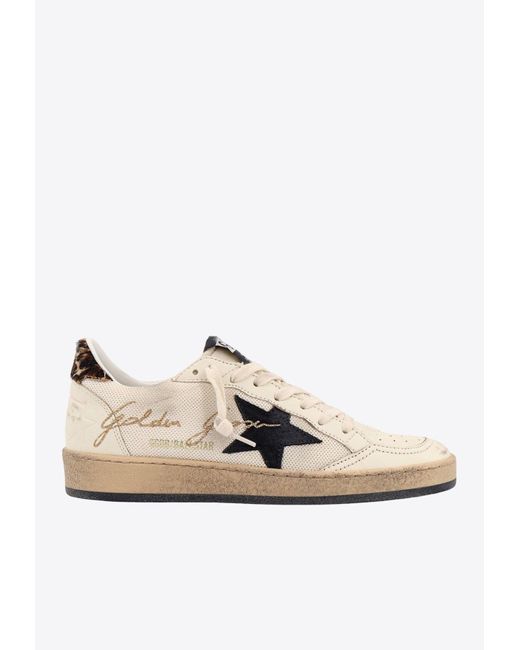 Golden Goose Deluxe Brand White Ball Star Low-Top Sneakers