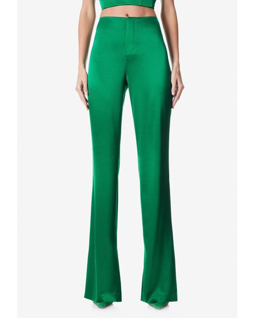alice and olivia green pants