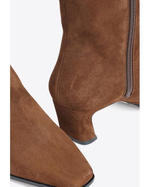 Stuart Weitzman Brown Stassi 50 Knee-High Boots