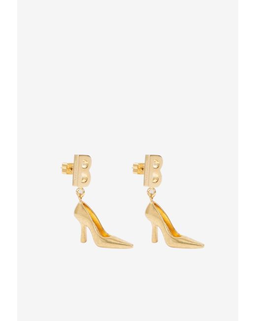 Balenciaga Girl Shoe B Earrings in Metallic Lyst