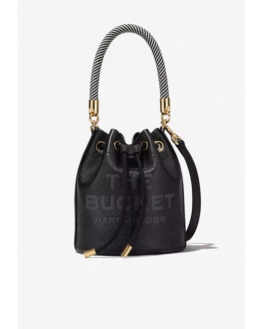 Marc Jacobs The Leather Bucket Bag in Black | Lyst Canada
