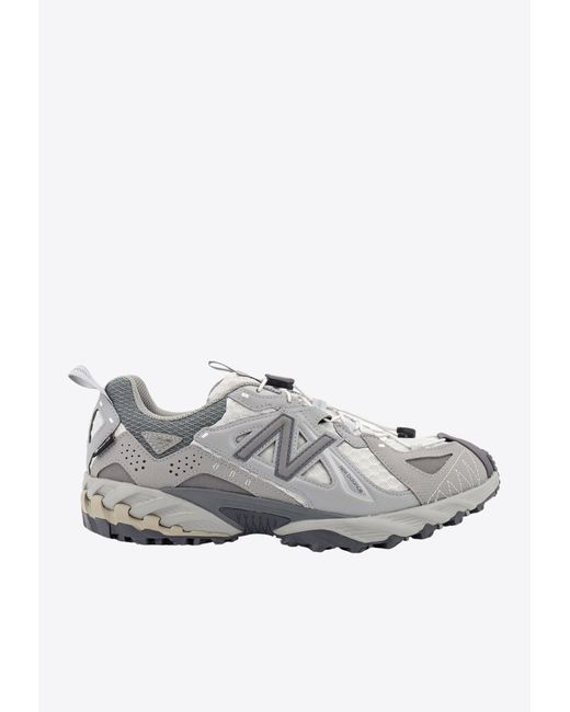 New Balance Gray 610 Low-Top Sneakers for men