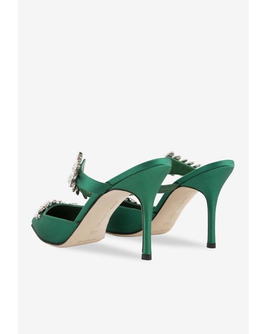 manolo blahnik lurum green