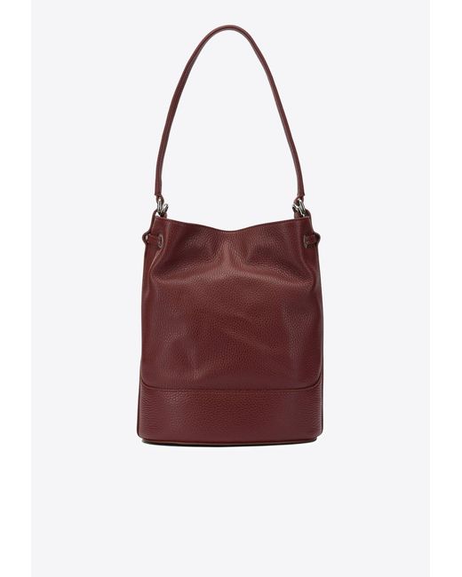 Zanellato Small Monda Hammered Leather Shoulder Bag