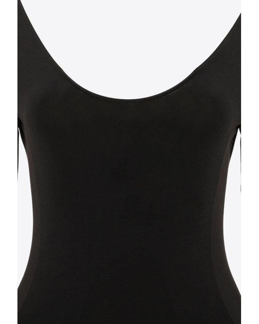 Golden Goose Deluxe Brand Black Low-Back Bodysuit