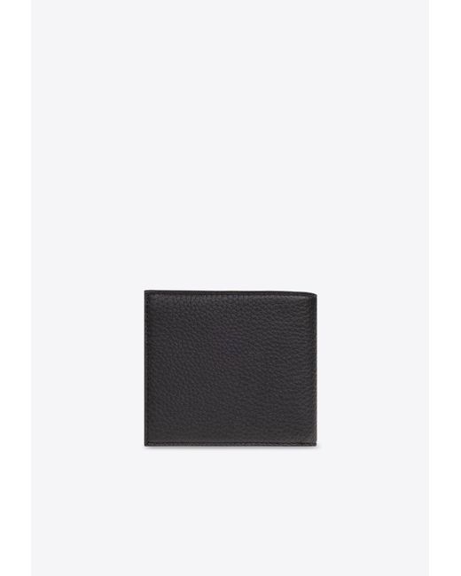 Dolce & Gabbana White Dg Logo Leather Bi-Fold Wallet for men