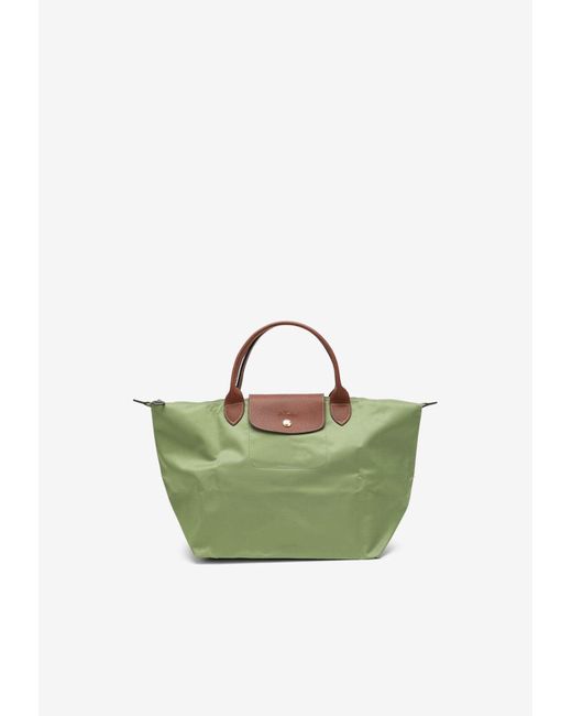 Longchamp Green Medium Le Pliage Shoulder Bag