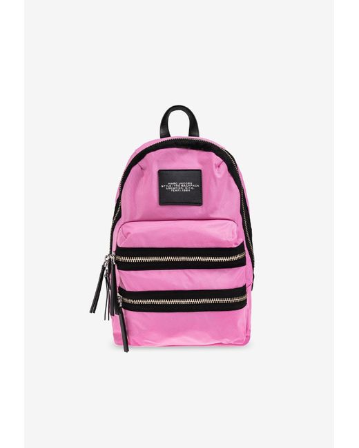 Marc Jacobs Red Medium Biker Backpack