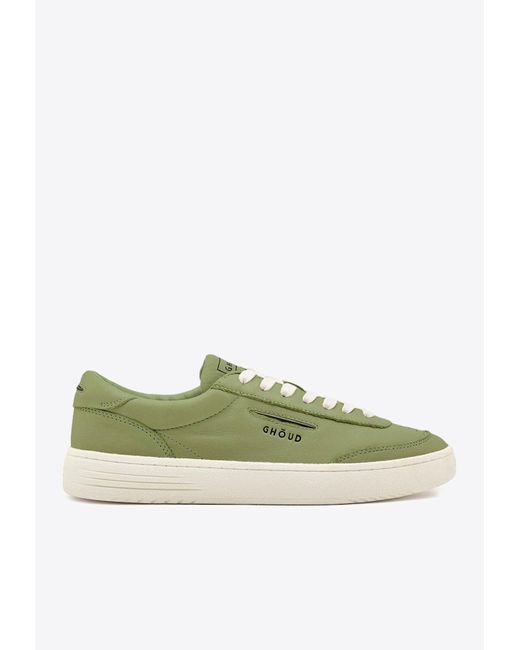 GHOUD VENICE Green Lido Low-Top Sneakers for men