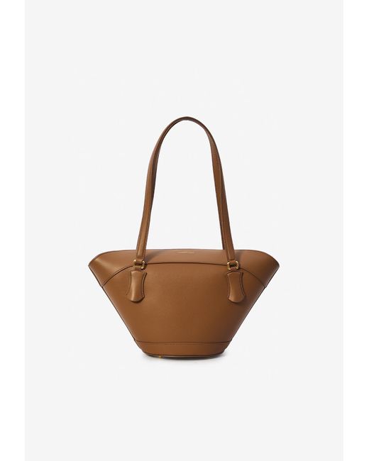 Dolce & Gabbana White Capri Calf Leather Tote Bag