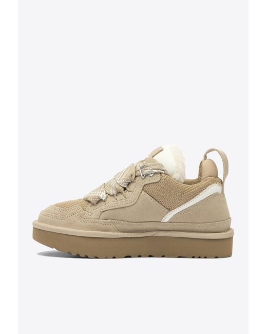 Ugg Natural Lowmel Low-Top Sneakers