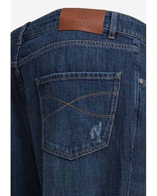 Brunello Cucinelli Blue Jeans for men