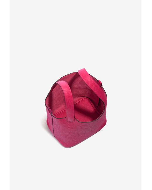 Gloss - 絕版尺寸小可愛Hermes picotin 14cm micro bubblegum pink