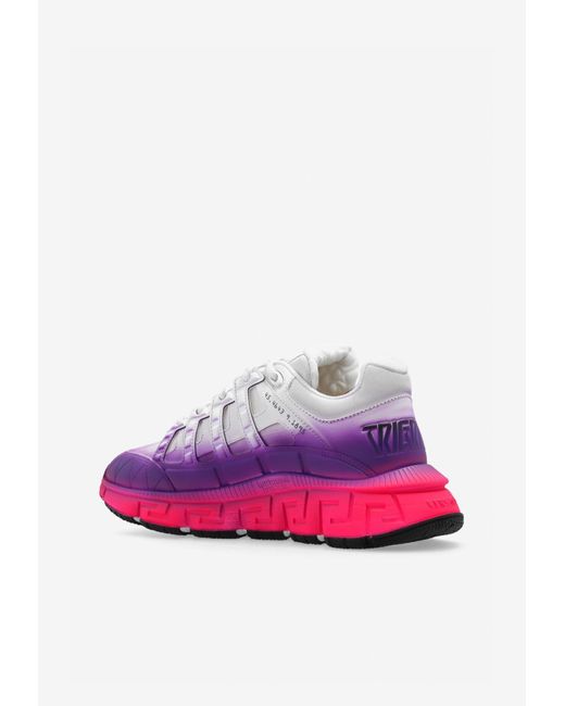 Versace Pink Trigreca Low-Top Sneakers