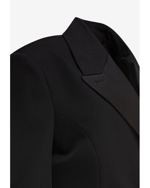 Givenchy Black Double-Breasted Tuxedo Jacket