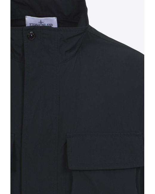 Stone Island Blue Field Lightweight Jacket for men
