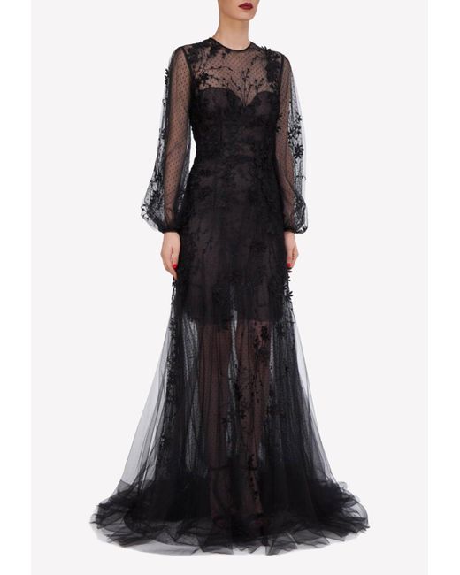 costarellos black gown