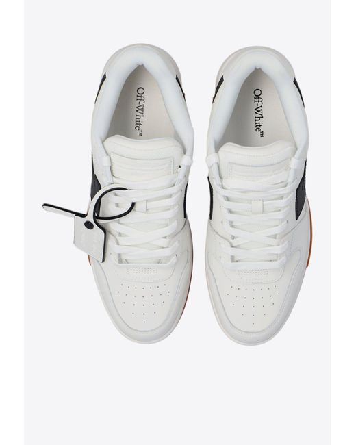 Off-White c/o Virgil Abloh White Out Of Office Paneled Leather Sneakers for men