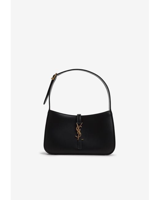Saint Laurent Black Le 5 À 7 Hobo Bag