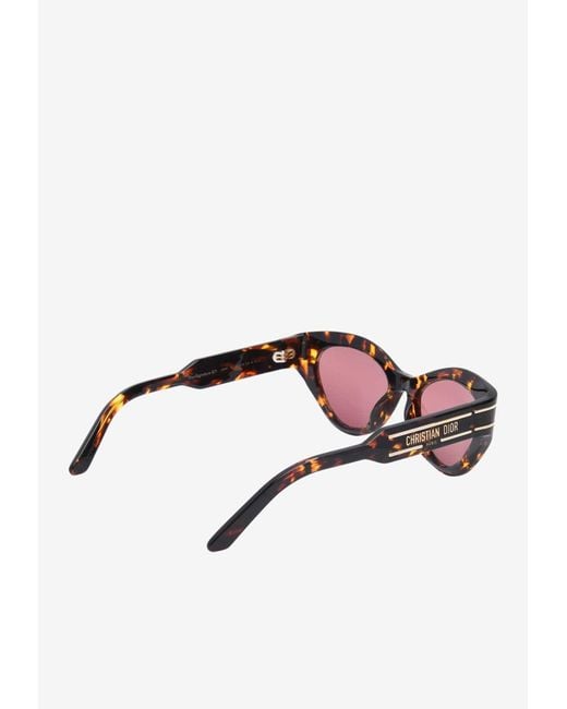 Dior Pink Signature Cat-Eye Sunglasses