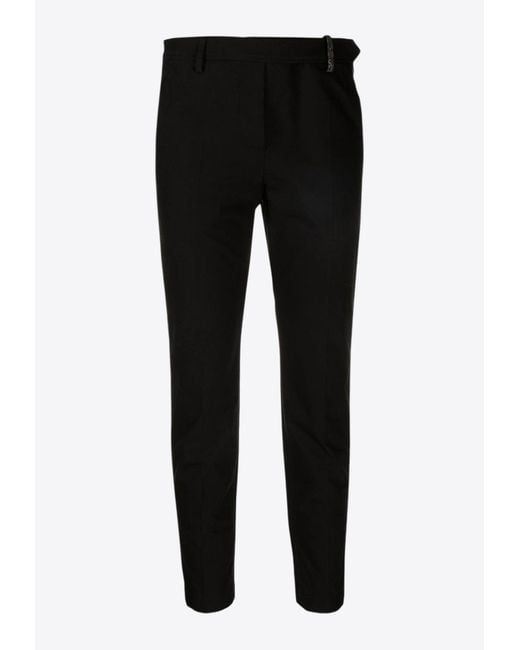 Brunello Cucinelli Black Monili Classic Pants