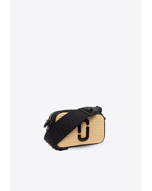 Marc Jacobs Natural The Snapshot Woven Raffia Camera Bag