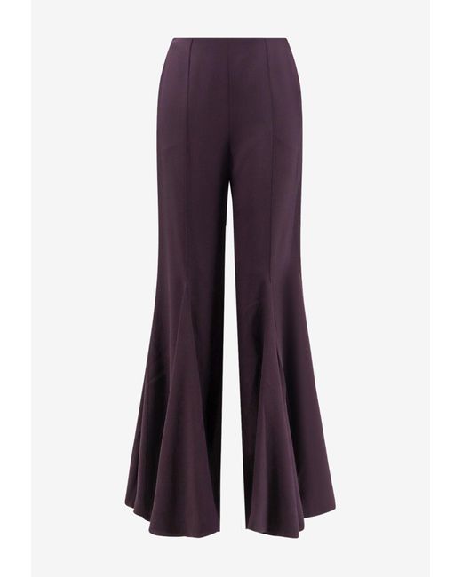 Chloé Purple Classic Flared Pants