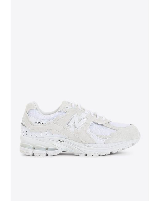 New Balance White 2002 Low-Top Sneakers