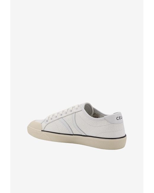 Céline White As-01 Lace-Up Sneakers for men